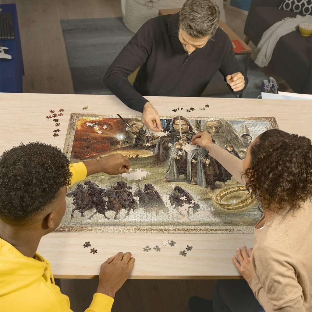 Ravensburger Lord of The Rings: The Fellowship of The Ring 2000 Piece Jigsaw Puzzle for Adults | Vibrant Imagery | Unique Softclick Technology | Sustainably Sourced Materials | 16927 - Image 3