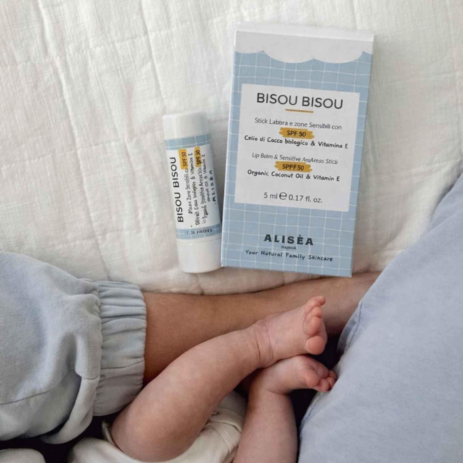 Bisou Bisou Stick SOS zone sensibili e labbra SPF50