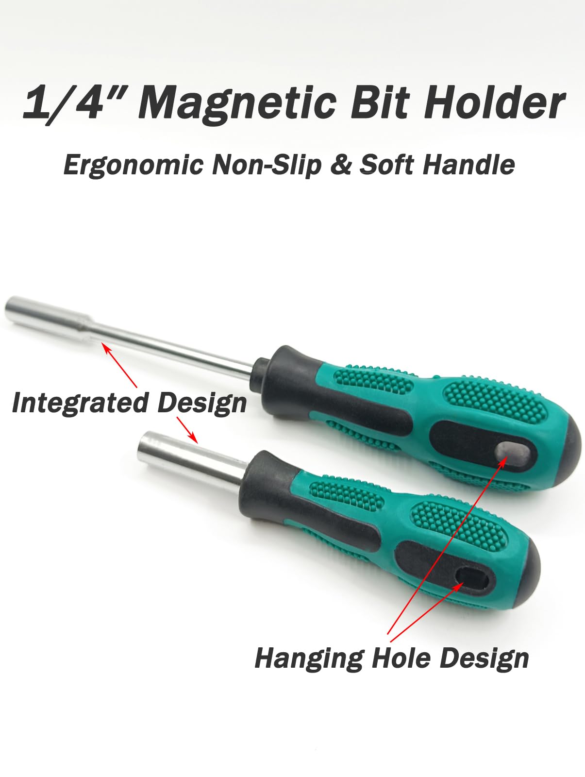Bit Driver Handle Set - 1/4" Magnetic Grip -3
