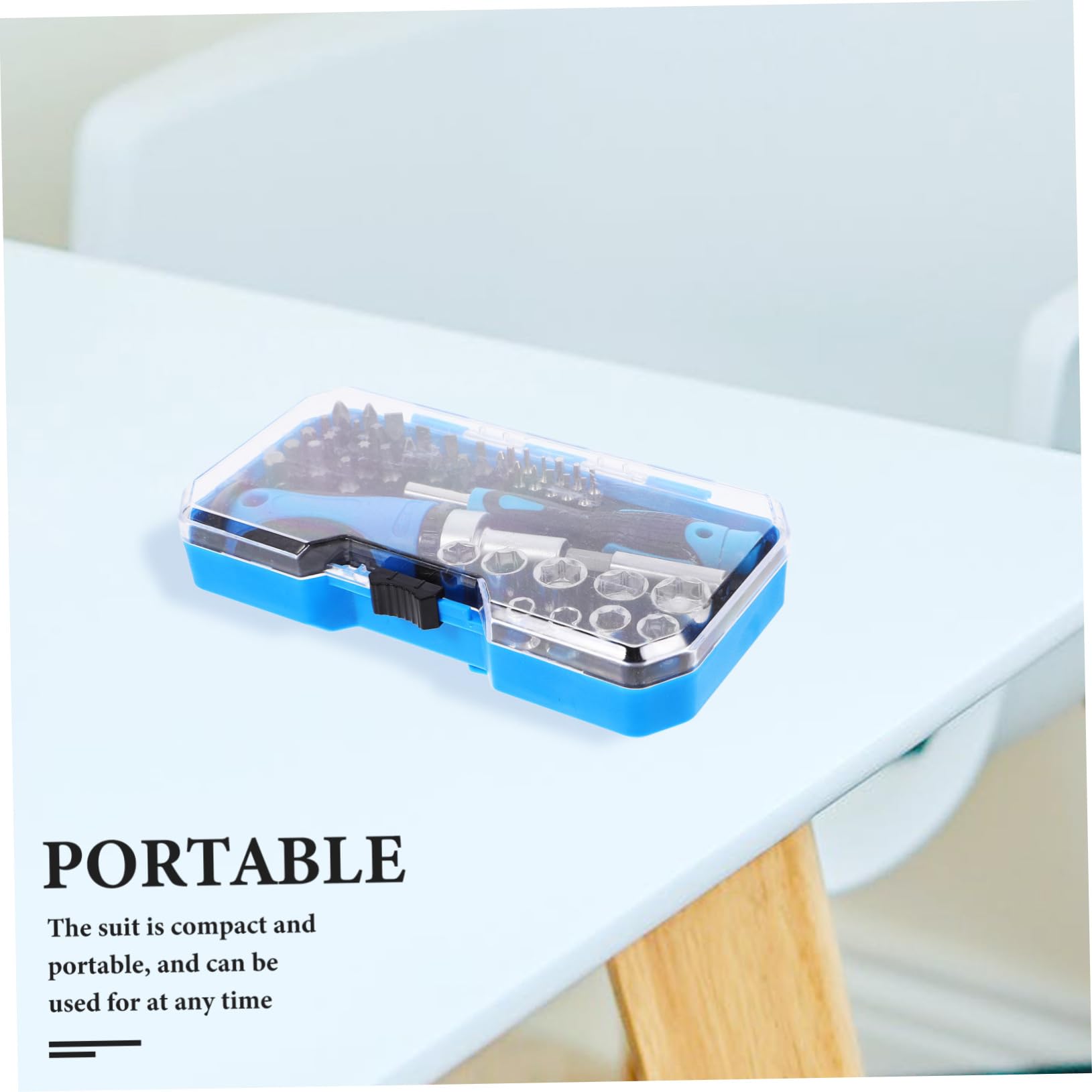 VILLCASE Set Cacciavite a Cricchetto con 44 Pezzi, Punte e Bussole in Acciaio al Cromo Vanadio, per Riparazioni Domestiche ed Elettroniche