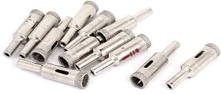 New Lon0167 12pcs 12mm Featured Cutting Dia Diamond reliable efficacy Coated Ceramic Tile Glass Hole Saw Drilling Tool(id:362 2b 6c 65b)
