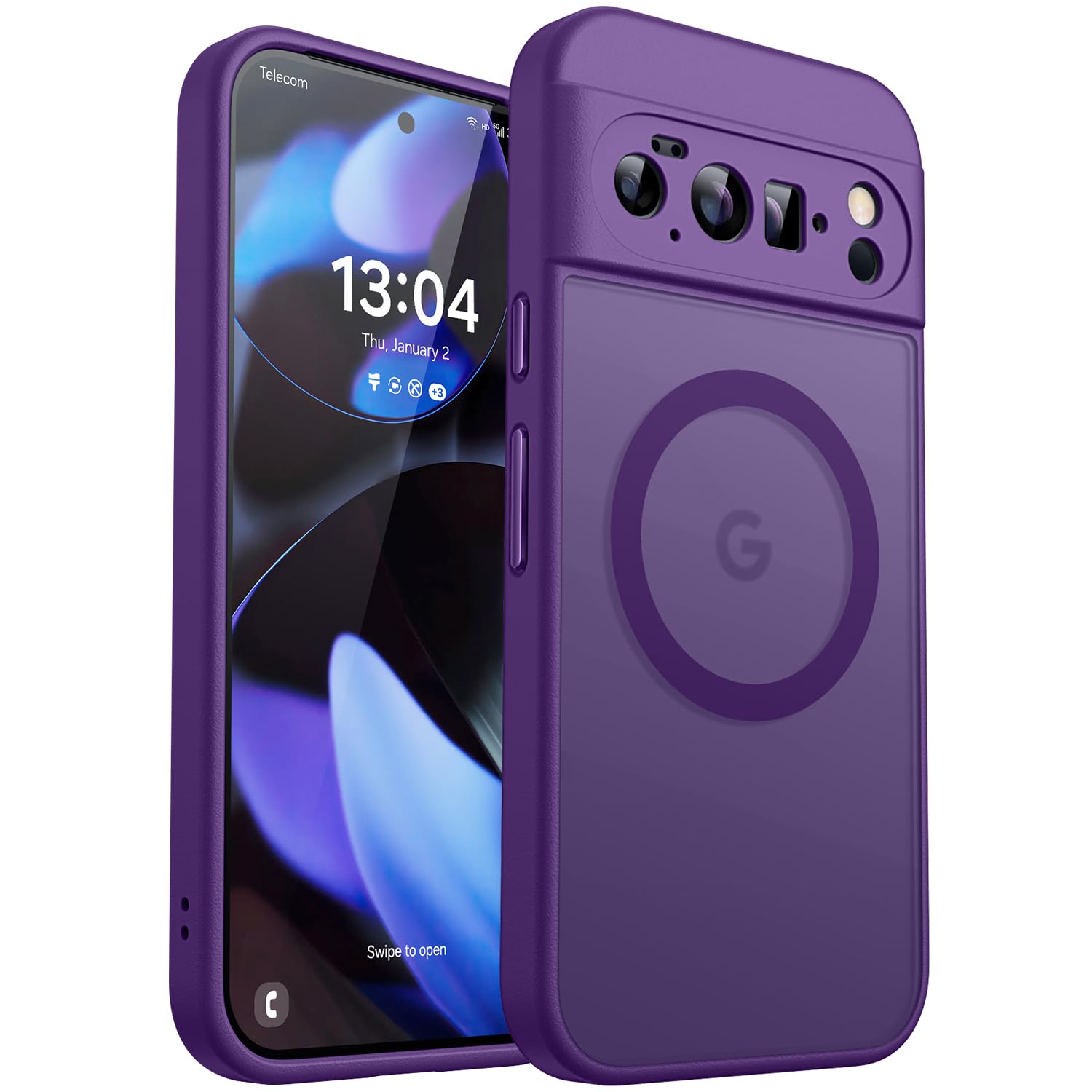 Amazon.com: CANSHN Magnetic for Google Pixel 10 Pro Case(6.3 Inch