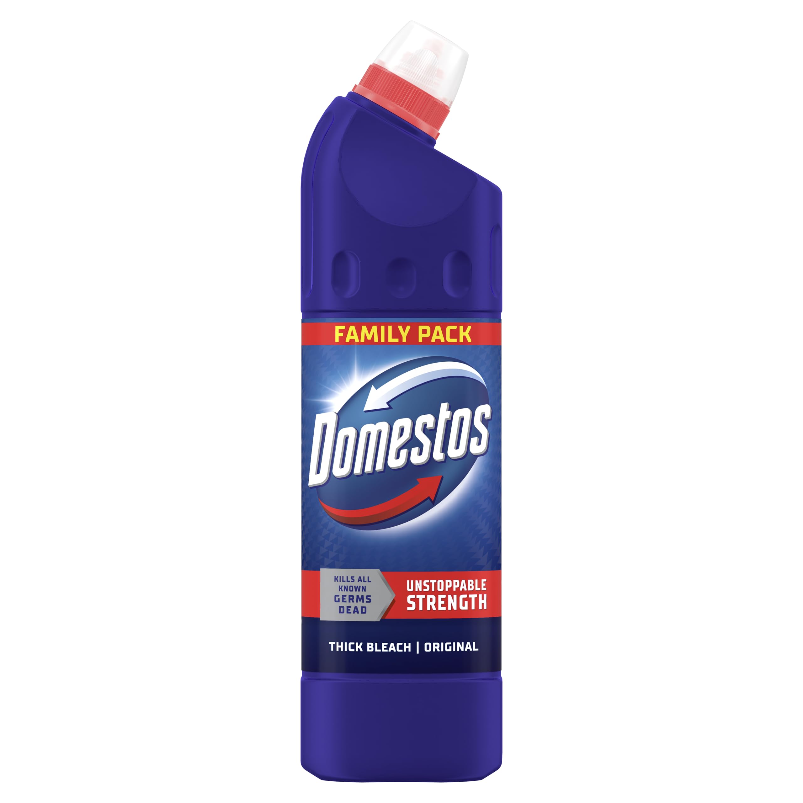 Domestos Original eliminates all known germs Thick Bleach disinfectant for a clean, safe home 1.25 l