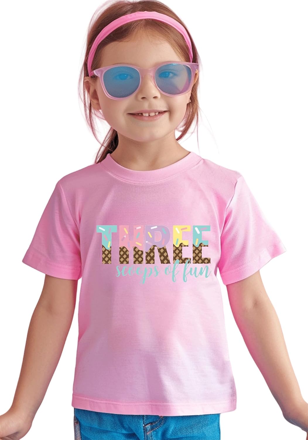 Toddler Girls 3rd Birthday Shirts for Girls 3 Years Old Outfit for Party Tshirt