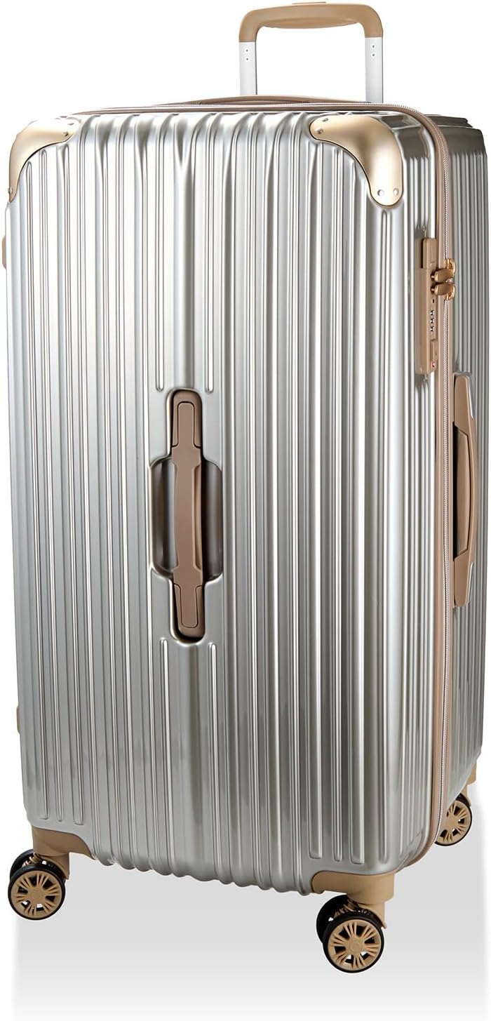 シフレ] スーツケース BOX型 Lサイズ ジッパータイプ 抗菌 容量拡張