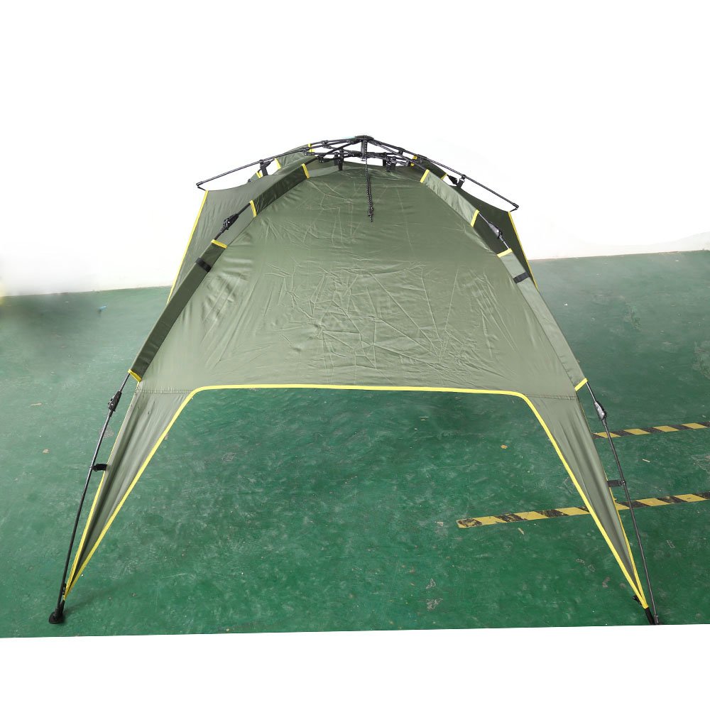 Tenda da Campeggio, Tenda Trekking, 200 * 220 cm, Panno Oxford Impermeabile, Antipioggia, Anti-ultravioletto, può ospitare 3-4 Persone, Molto Facile da installare e Piegare