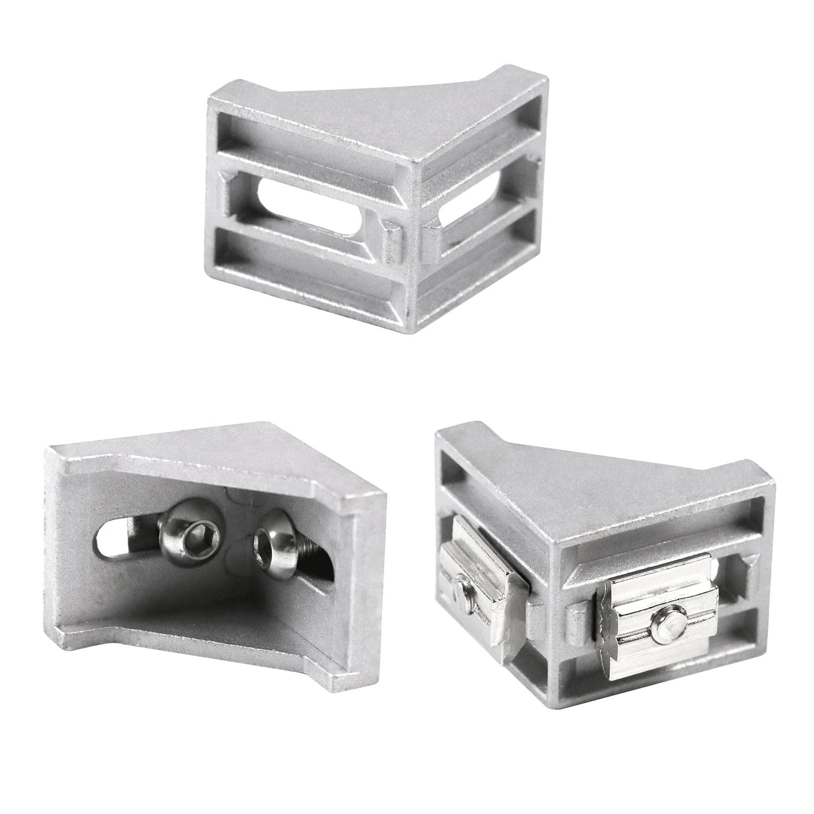 26 sztuk 30 x 30 profil aluminiowy kątownik kątowy łącznik narożny profil aluminiowy 30 x 30 kątowy (srebrny) iMetrx