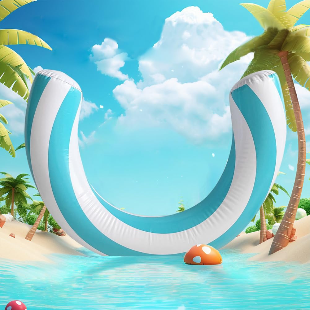 Nouille De Natation Gonflables, Frite De Nage, Frite Piscine Gonflable Incurvée, Nouilles Piscine Jouet d'eau pour Enfant Et Adultes, PVC Flotteurs De Piscines en Forme De U Gonflable 72X52CM Nouille De Natation Gonflables, Frite De Nage, Frite Piscine Gonflable Incurvée, Nouilles Piscine Jouet d'eau pour Enfant Et Adultes, PVC Flotteurs De Piscines en Forme De U Gonflable 72X52CM