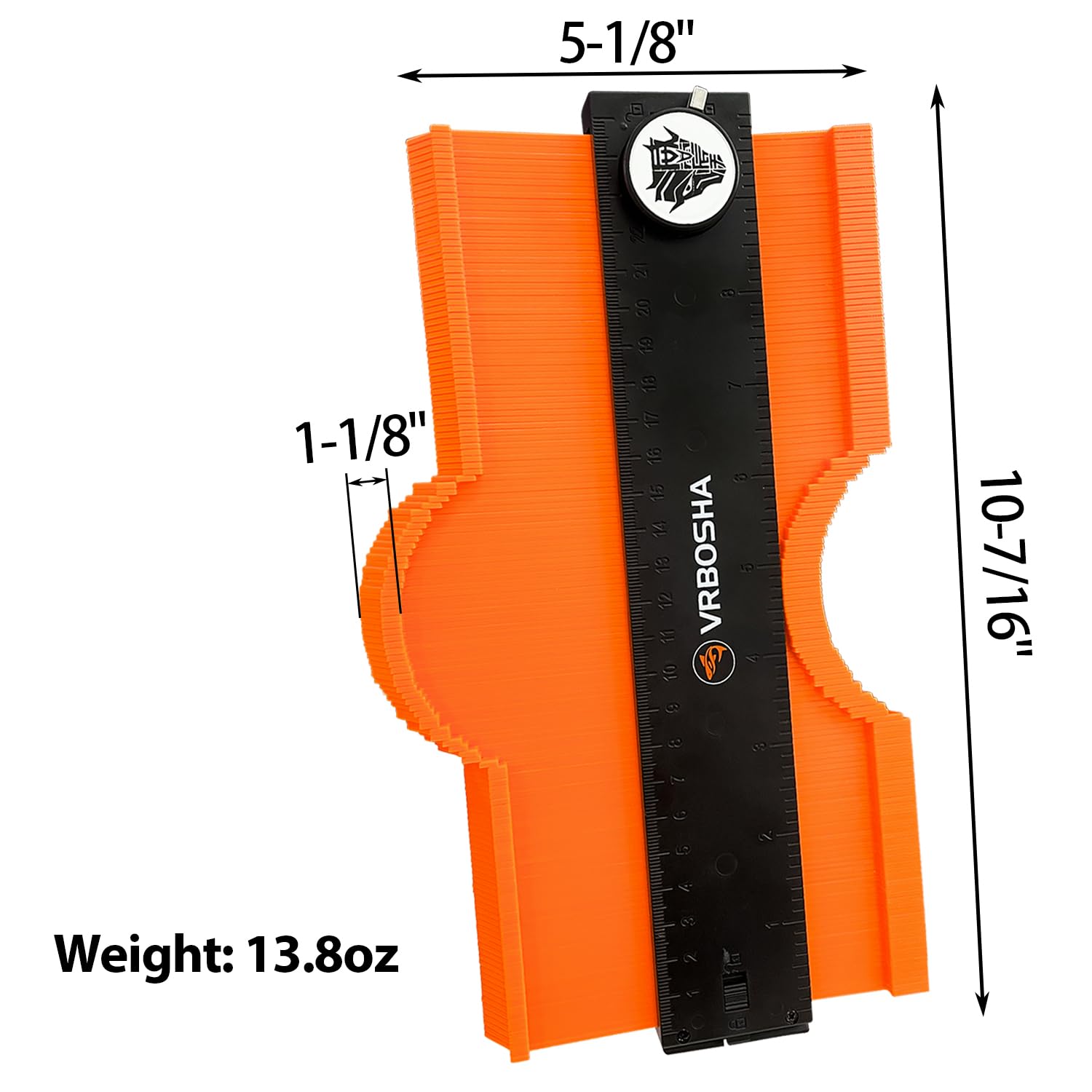 Snapklik.com : Sutekus Contour Gauge Profile Tool 10" Connectable ...
