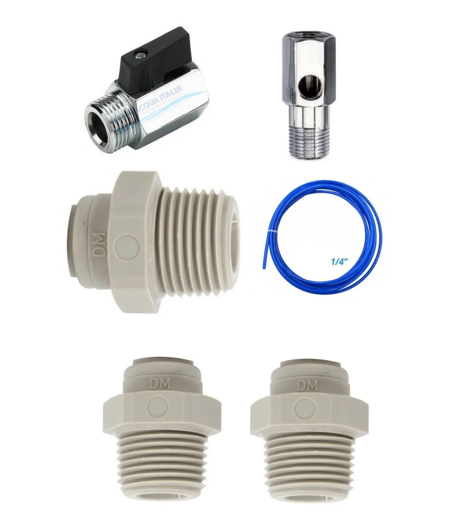 Kit Depuratore Acqua Domestico 4-UF con Rubinetto Dedicato, Depuratore Sottolavello a 4 Stadi di Ultrafiltrazione da 0.01 Micron, Innovativo e Certificato. Rimuove Cloro, Sedimenti, Sporcizia.