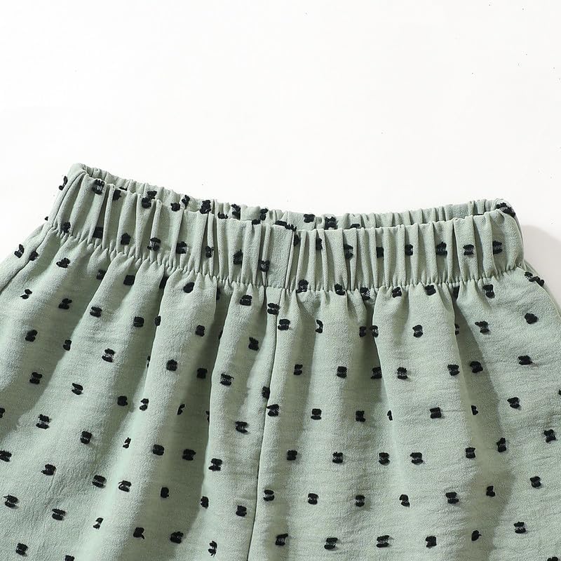 Toddler Girls Clothes Summer Outfits 2 Pcs Cute Girl Clothing Tops Matching Bottoms Casual Playwear Sets 3-8T