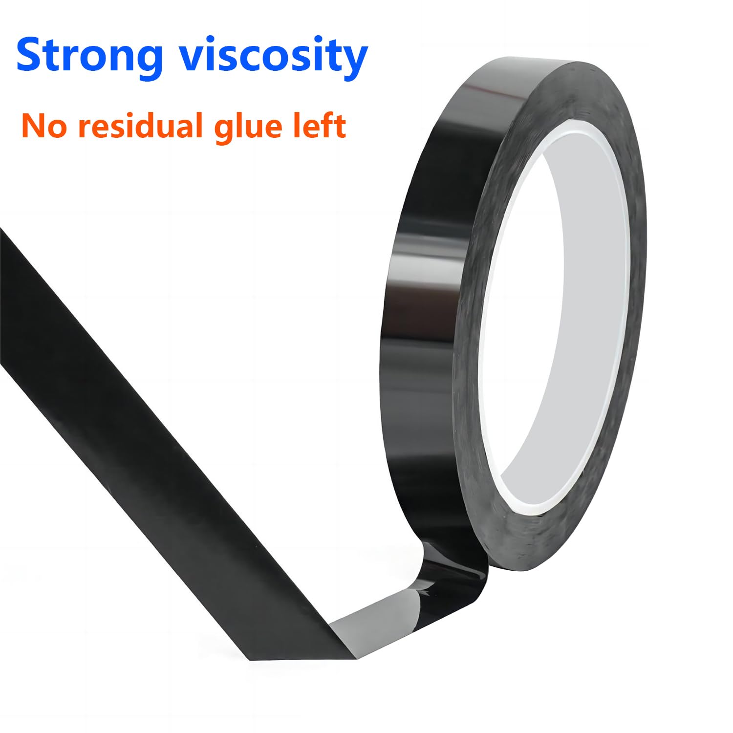 Qrity 2 Rotolo Nastro Elettrico, 10mm x 66m Nastro di Posizionamento, Nastro Isolante per la Legatura e L'isolamento dei Cavi, Nero