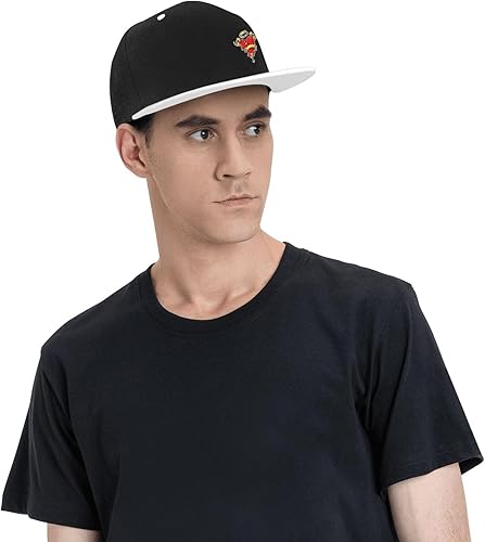 Miniatura 3 de The Heart of an Angel Snapback Hats for Men Women Hat Baseball Cap Flat Bill Visor White Hat