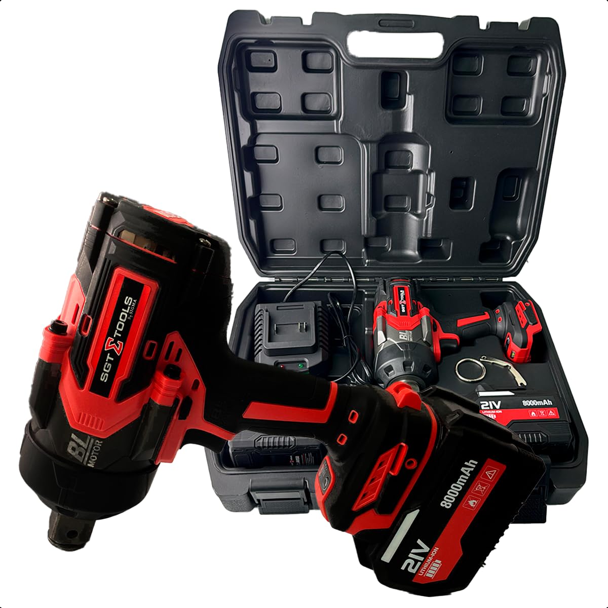 Chave de Impacto Bateria 1 polegada 21V Brushless Sgt-7515