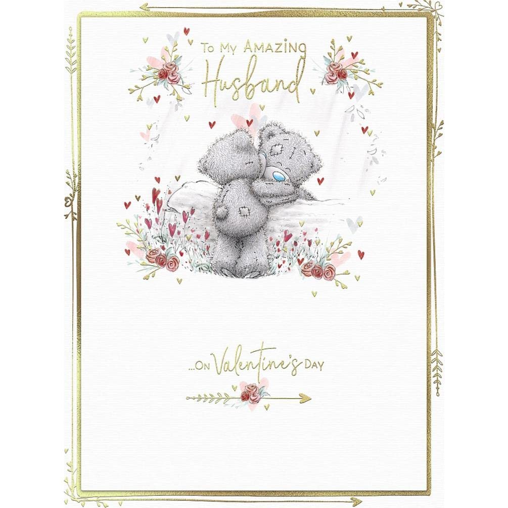 Me To You Bear Amazing Husband Valentine's Day Card