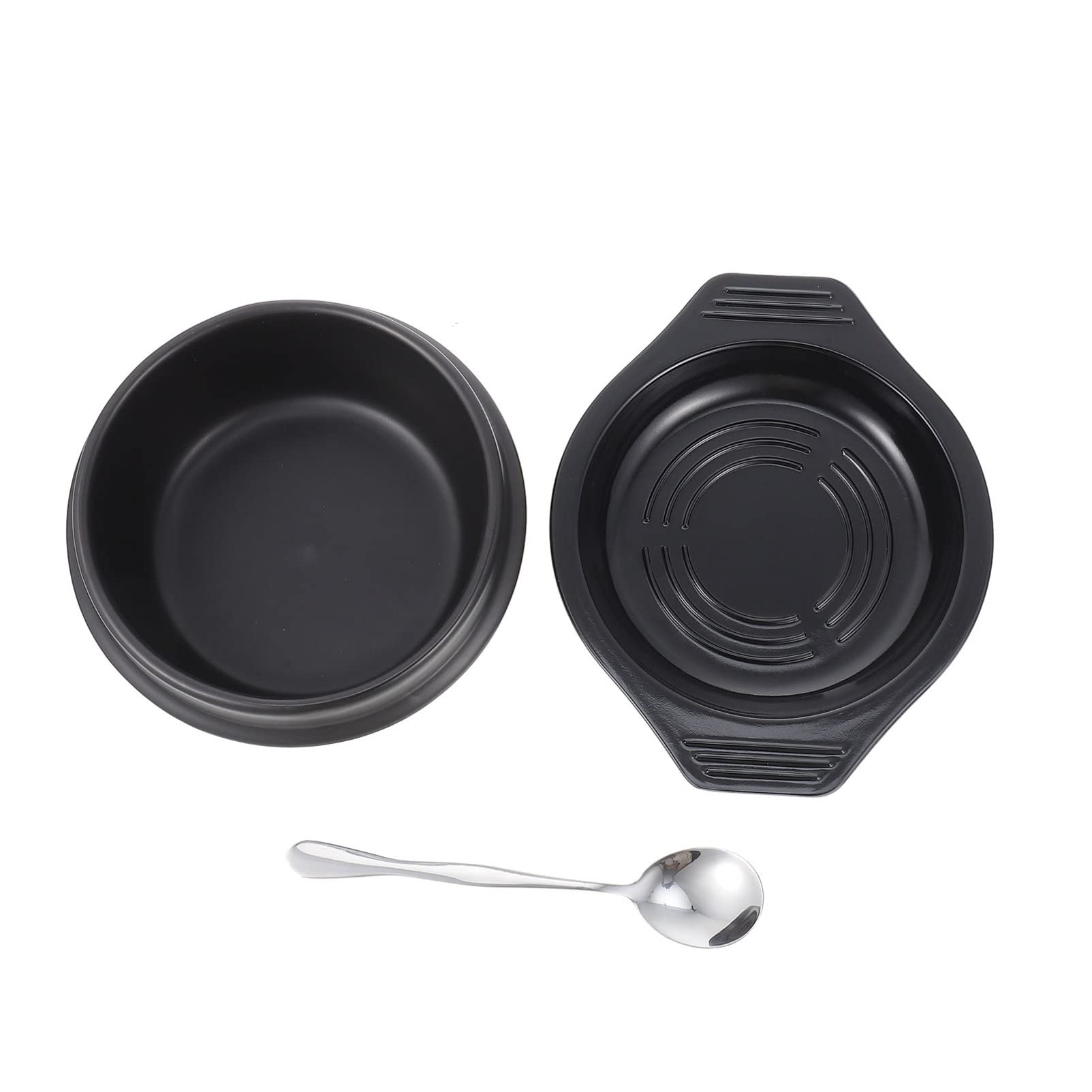 Olla de piedra para bibimbap y cacerola de cerámica antiadherente OUNONA para sopa