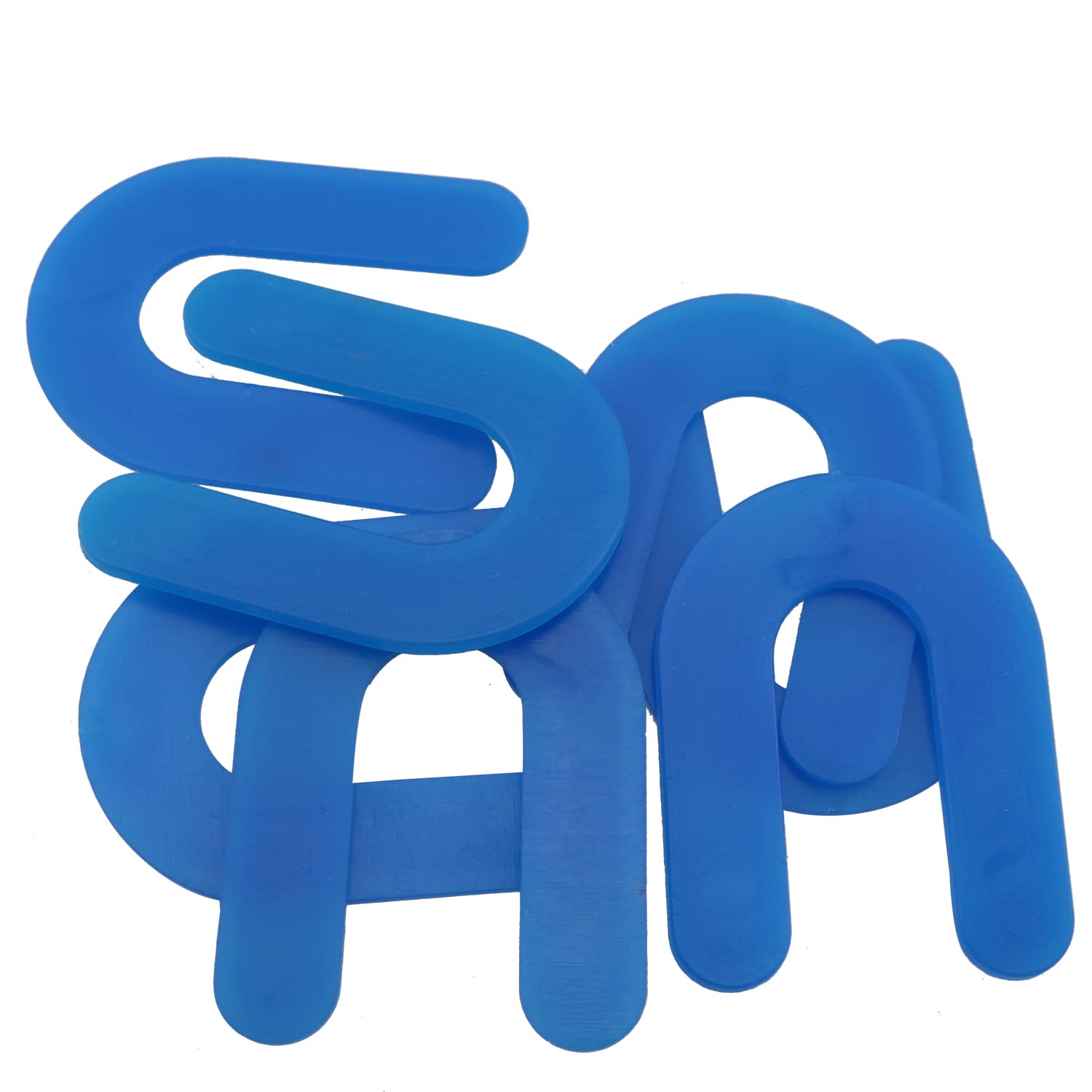 PVC Tile Leveling Spacers Sukh 1/16 Inch Horseshoe Tile Spacers - 200 ...