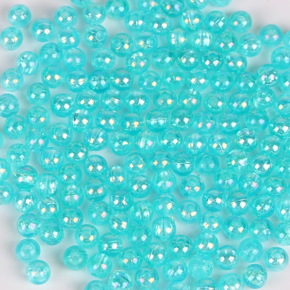 500 piezas cuentas de pesca universales 5 colores 5mm miniatura 7