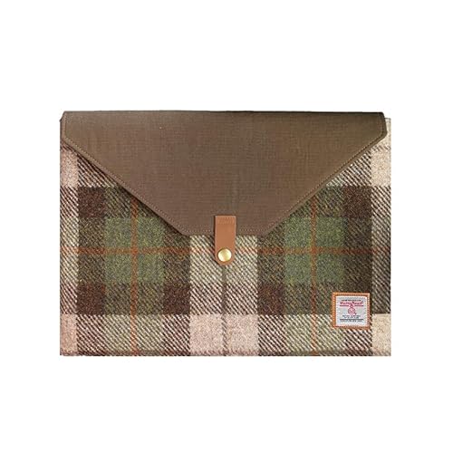 Harris Tweed Harris Tweed Laptop Sleeve Bag Compatible with MacBook Air/Pro 12-13 inch Notebook, Briefcase Men's Business A4 Liner Bag - No.3822