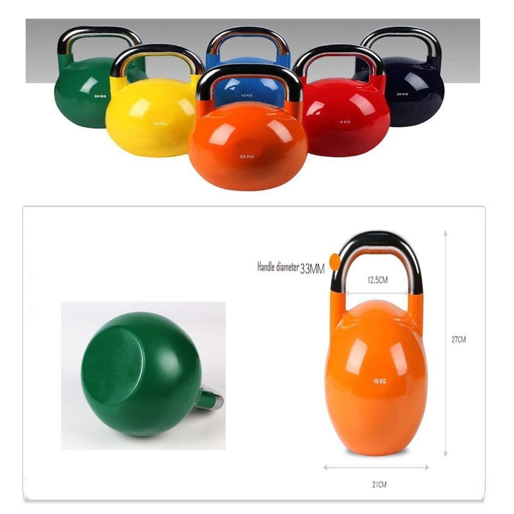 Kettlebells AGYH en Fonte De Fitness Professionnel, Hommes Et Femmes Exercent La Formation De Squat Up De Perte De Poids ， 4kg/6kg/8kg/10kg/12kg/14kg/16kg/18kg/20kg/22kg