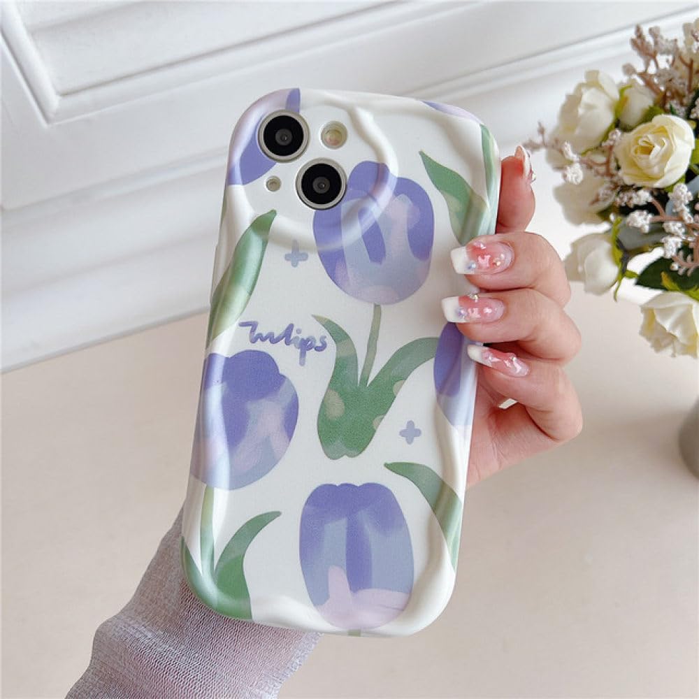 Coque silicone Samsung A52 A53 housse Wave design ultra mince