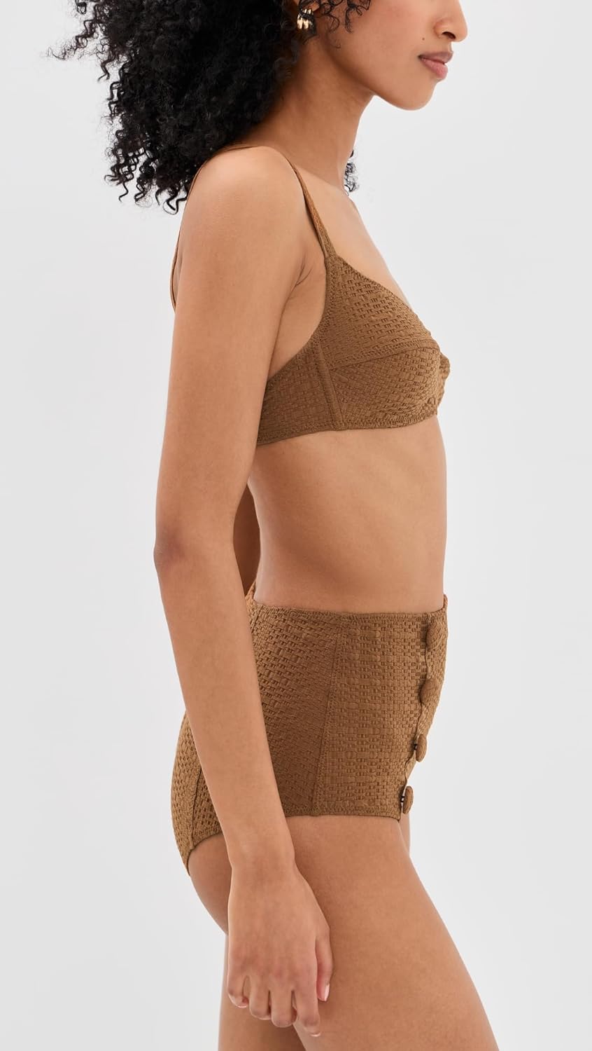 Lisa Marie Fernandez Women's Balconette High Waist Bikini Set