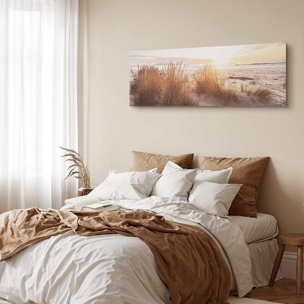 murando - Tableau avec Cadre Décoration Murale Chambre, Herbes, 90x30 cm