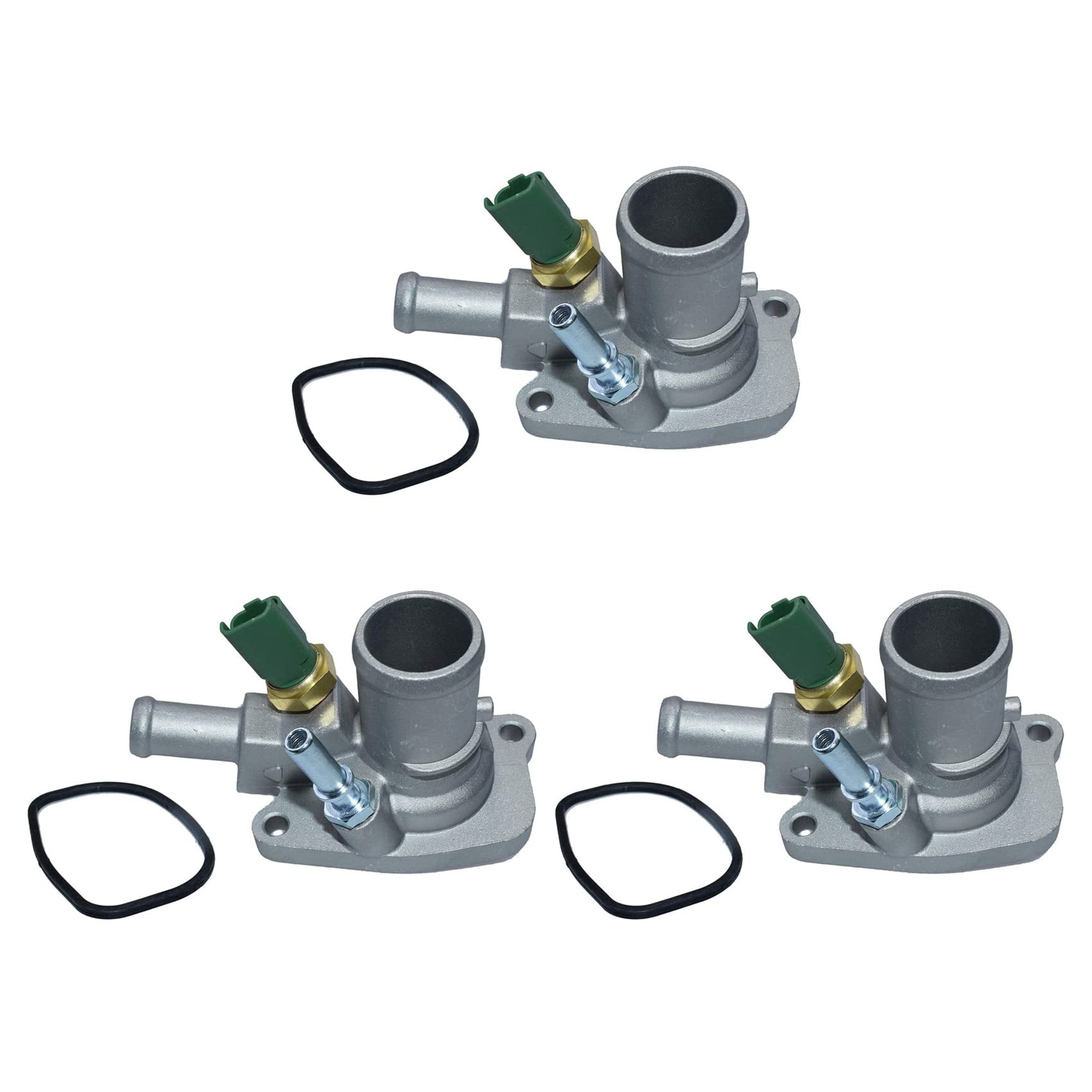 3X Termostato Liquido di Raffreddamento del Motore Termostato per Auto 55202176 55194029 per Grande Punto