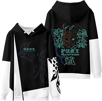 Game Hoodie Xiao 3D Print Pullover Unisex Hooded Anime Graphic Sweatshirt Hoodies