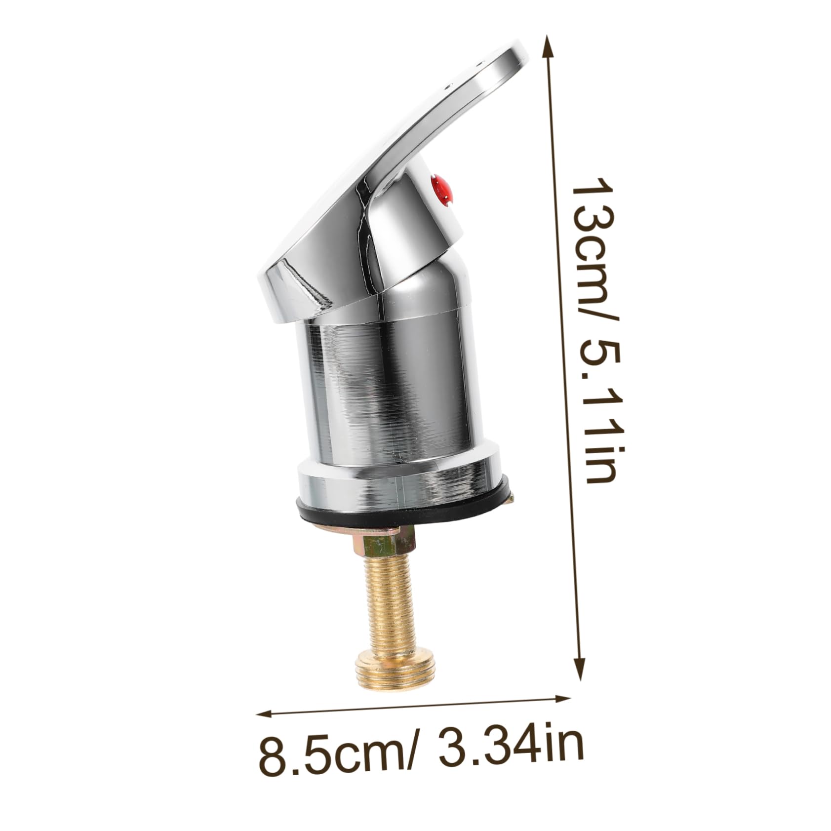 HOMSFOU 2pezzi Rubinetto Miscelatore Professionale Per Parrucchieri Rubinetto Shampoo Per Letto Accessorio Per Salone Facile Controllo Temperatura Materiale Durevole e Sicuro Design