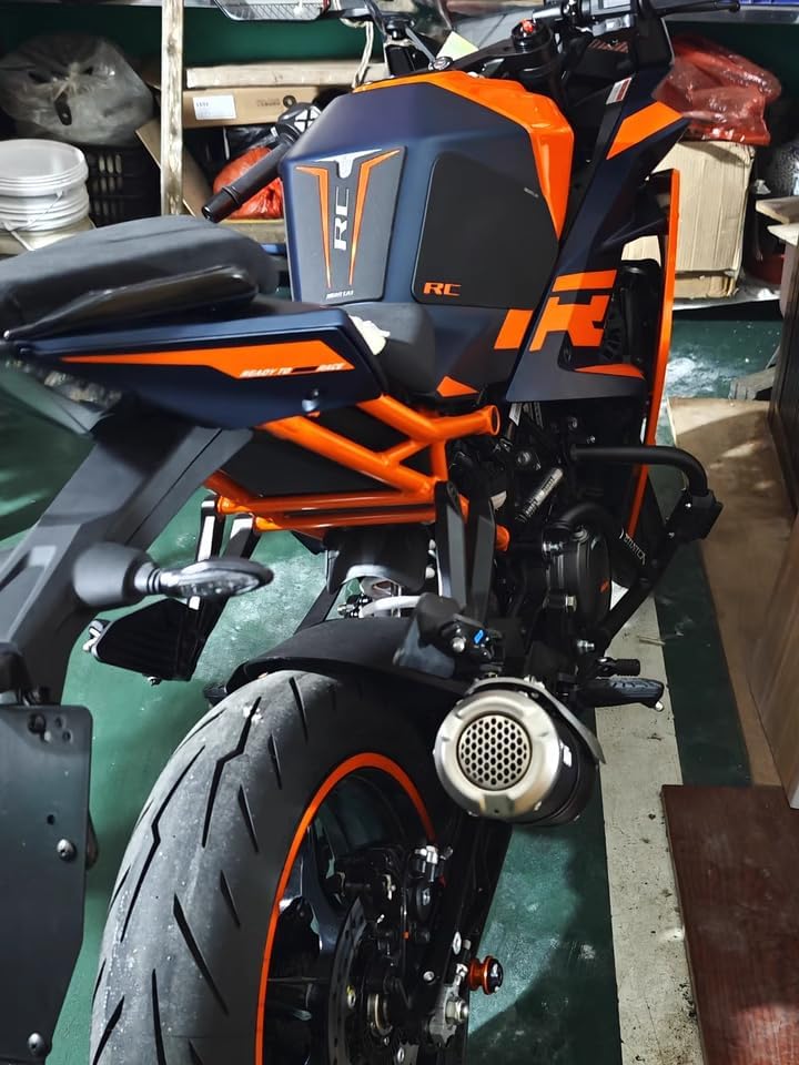 Motorcycle Tank Pad Protector Sticker Decal Gas Knee Grips Compatible with KTM RC 390 (2022-2024)