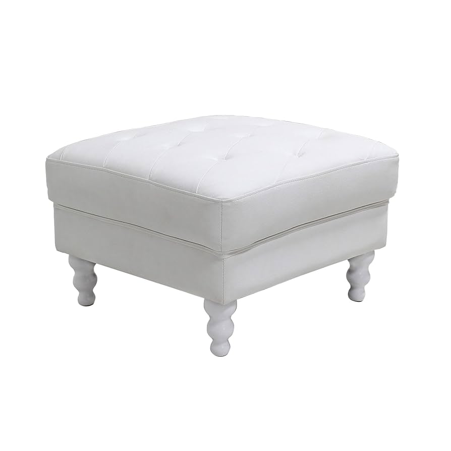 ホワイトレザー ベンチ オットマン サロン PROCEED 国産 世田谷