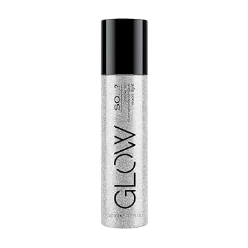 So...? Glow Shimmer Mist - Body Spray for Women - Fruity, Gourmand Notes - Adds Sparkle and Fragrance - Vegan Body Mist - Moonlight - 4.7 oz