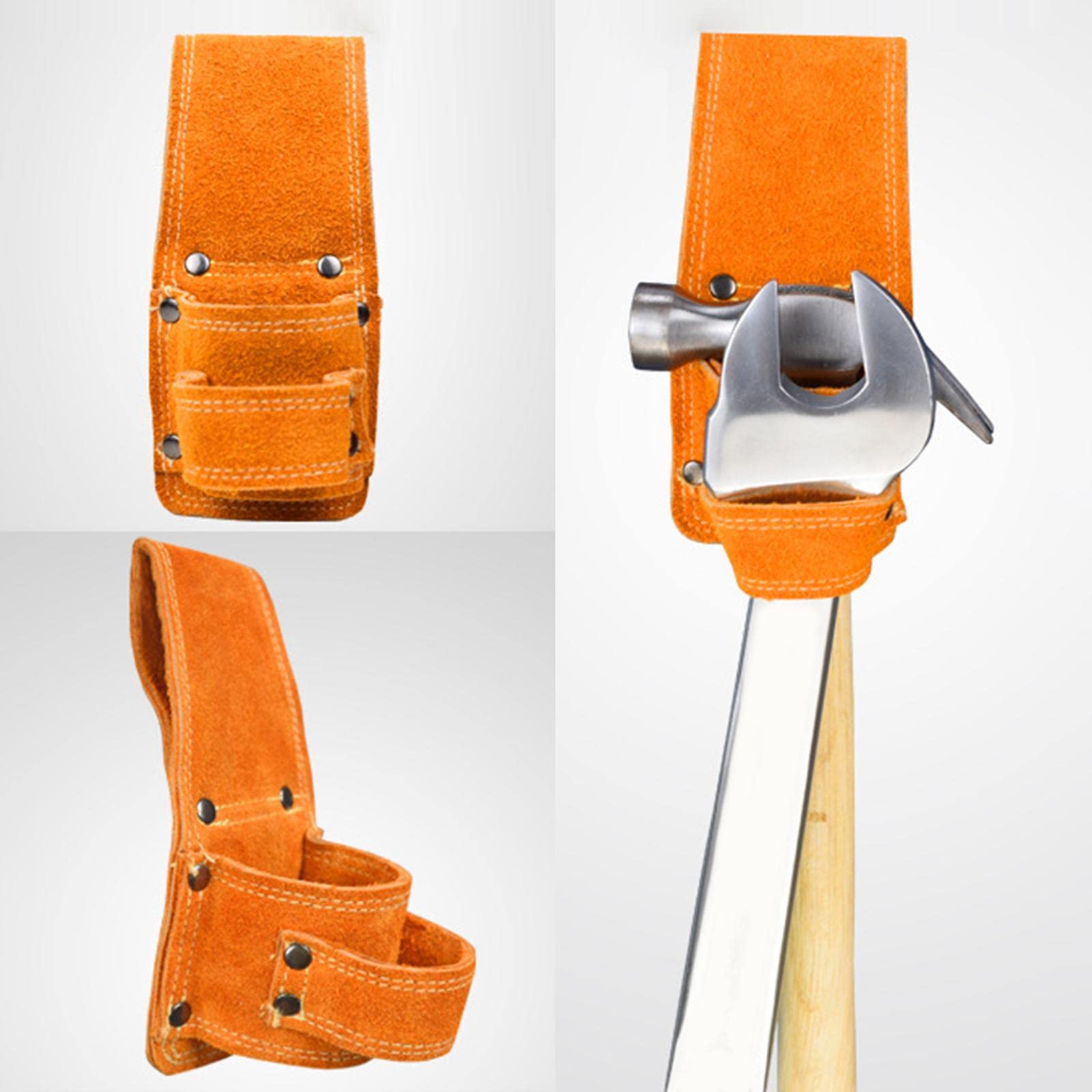PU Leather Axe Belt Loop Organizer Kieszeń do Rzemiosła Stolarzy Stolarki Jeden otwór 16x7 cm