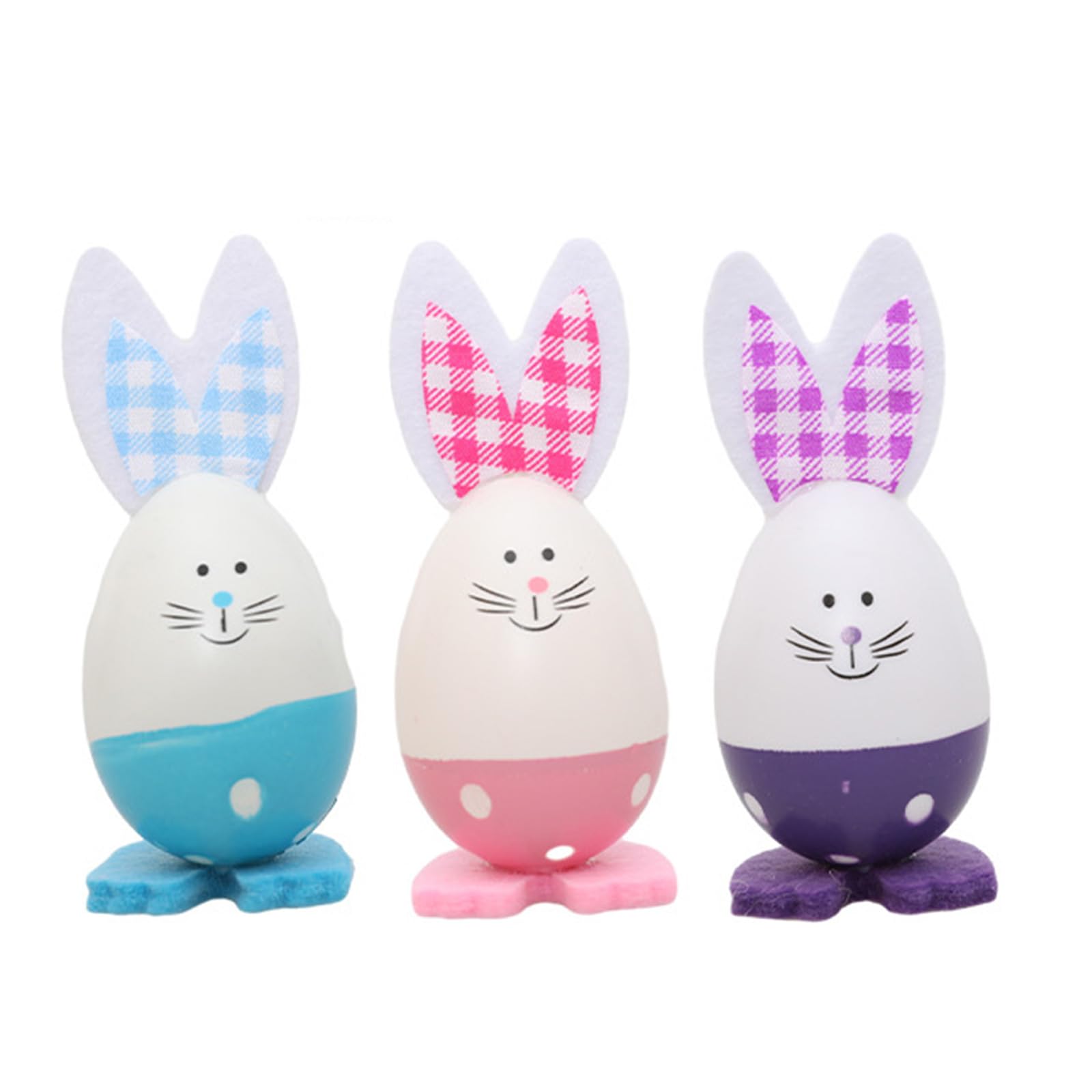 Tsophreniq 3pcs Colorful Easter Decorations Painting Eggs Easter Party Decorations for Party Kid Toy