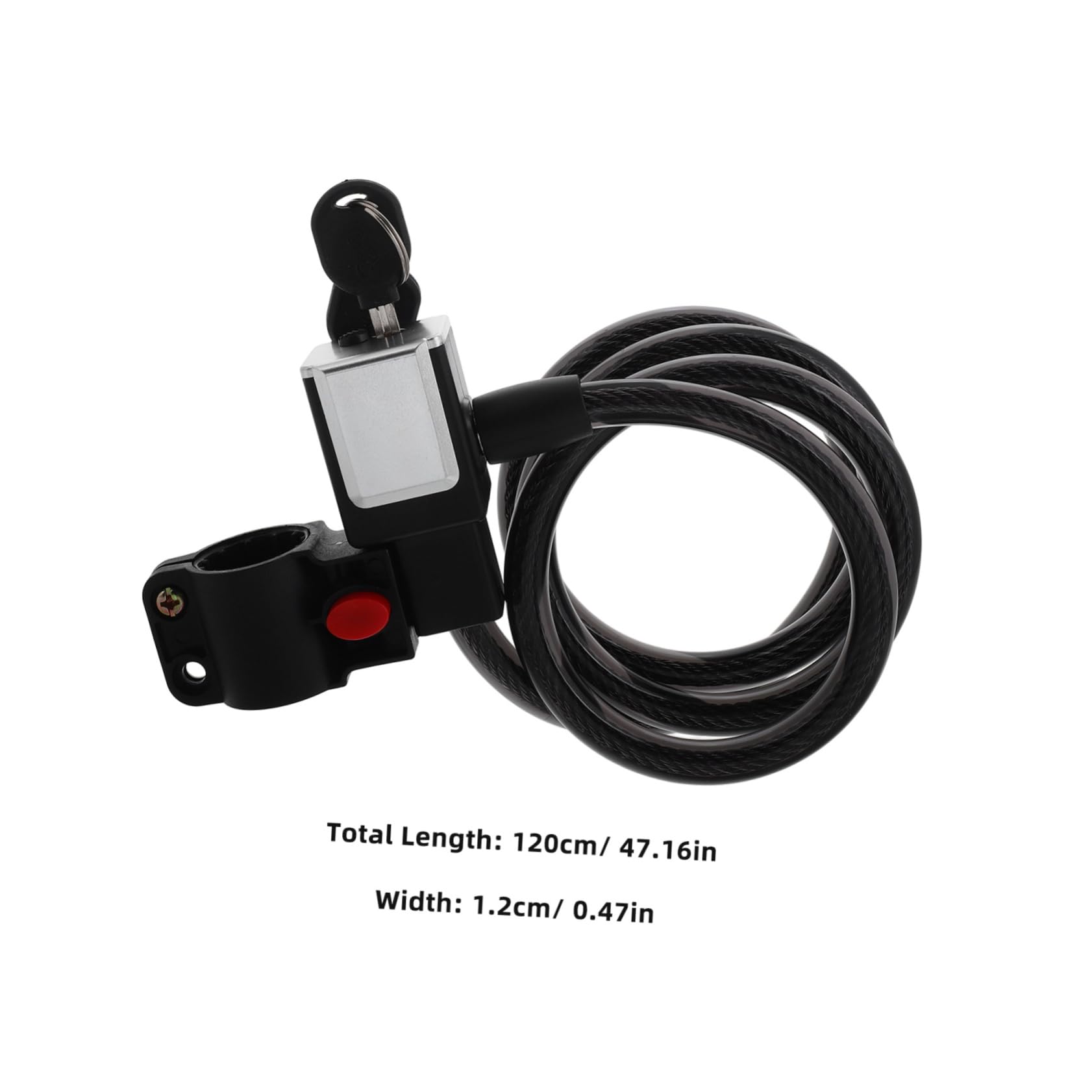 Balacoo Combination Lock Bike u Disc Brake Lock Lightweight Key for Ebike Scooter and Motorcycle