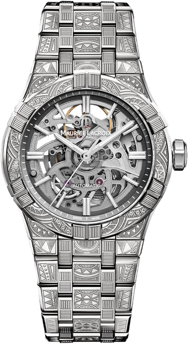 Maurice Lacroix AIKON Automatic Urban Tribe Skeleton Limited Edition Watch AI6007-SS009-030-1