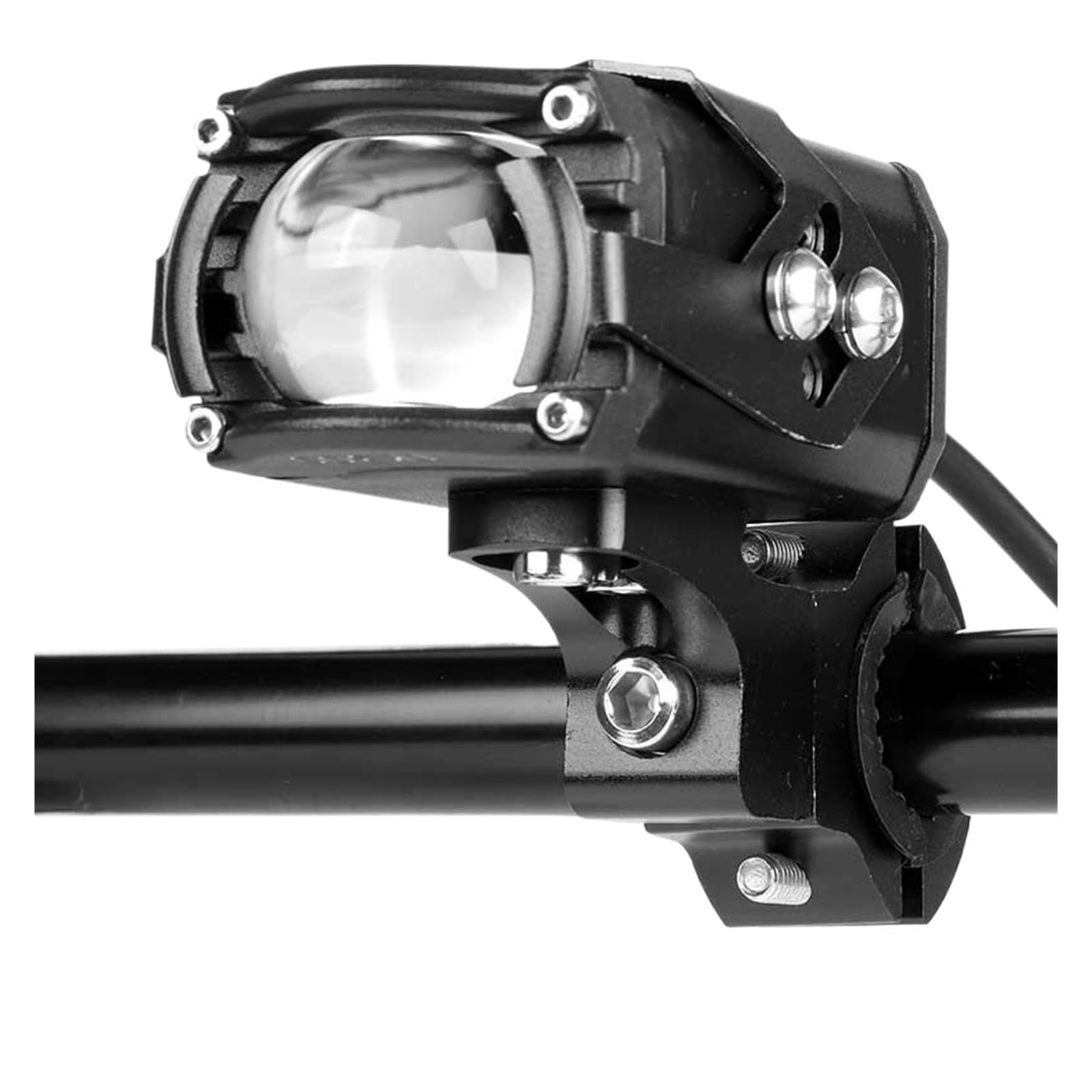 Soporte de montaje for motocicleta de 360 ​​grados, 22-30 mm, foco, faros antiniebla, luces de conducción, soportes de lámparas auxiliares, soporte for bicicletas(4pcs)