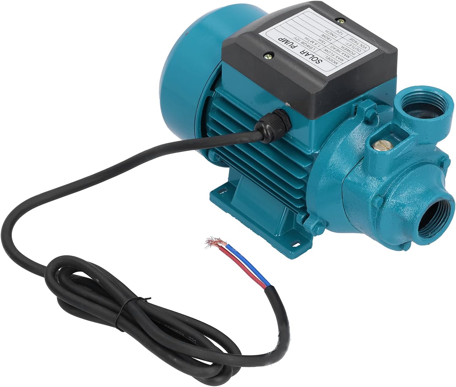 Keenso Efficient Single Suction Impeller Motor for Household Boiler Water Supply for Farm Irrigation 15m DC12V