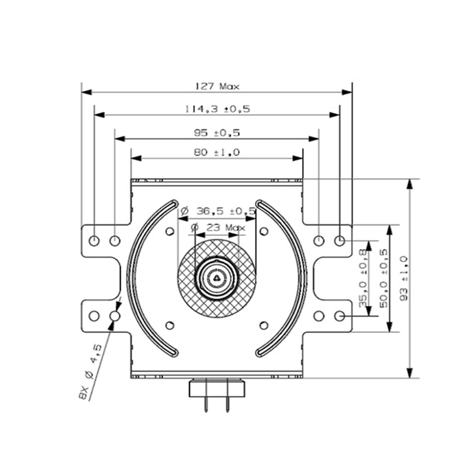 Magnetron pour four à micro-ondes Magnetron pratique 1000 W 2M246-03TAG pour four à micro-ondes Accessoires 2M246-03TAG Remplacement pour fours à micro-ondes