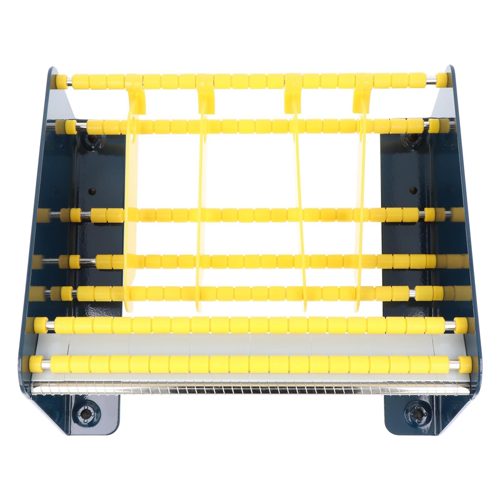 Distributeur d'étiquettes manuel en acier 265 mm 4 séparateurs de rouleau