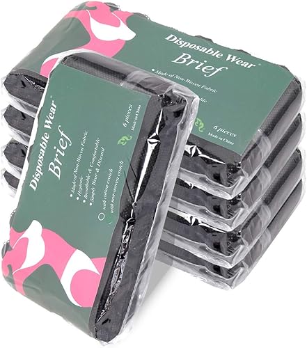 Miniatura 3 de Bragas desechables para mujer, ropa interior negra (30 unidades)