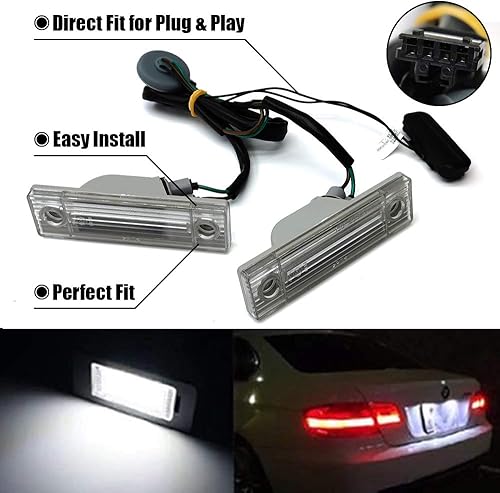 Miniatura 2 de Conjunto de botón del interruptor de liberación del maletero con lámpara de matrícula compatible con Chevy Cruze 2011-2014 y Chevrolet Orlando