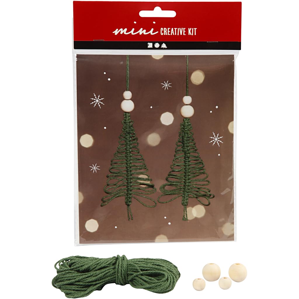 Creative 977411 Kreatives Mini-Set – 2-teilig (Holzperlen und Draht), 11 cm Höhe
