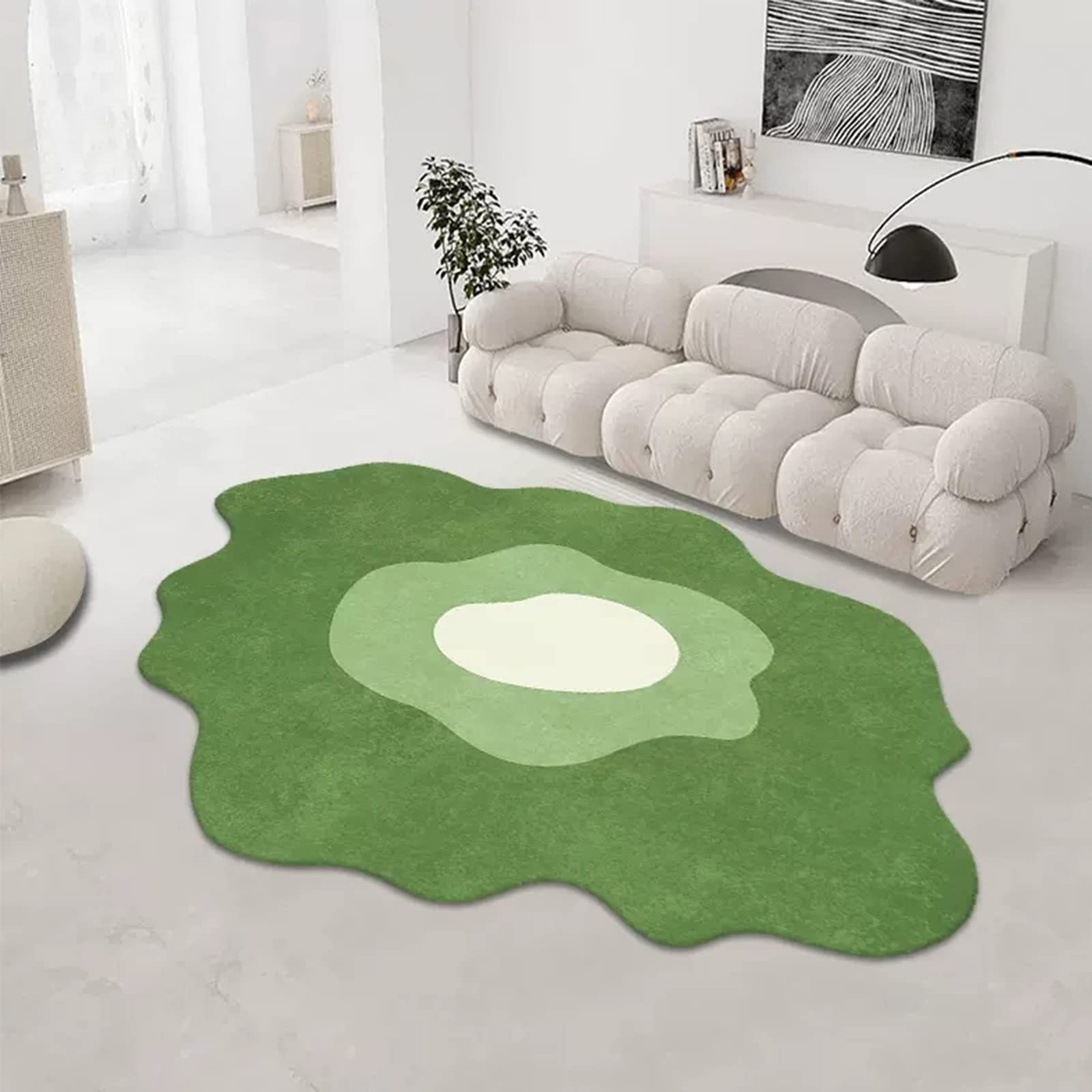 Tapis moderne géométrique antidérapant lavable 120x200 cm pour chambre et salle de jeux