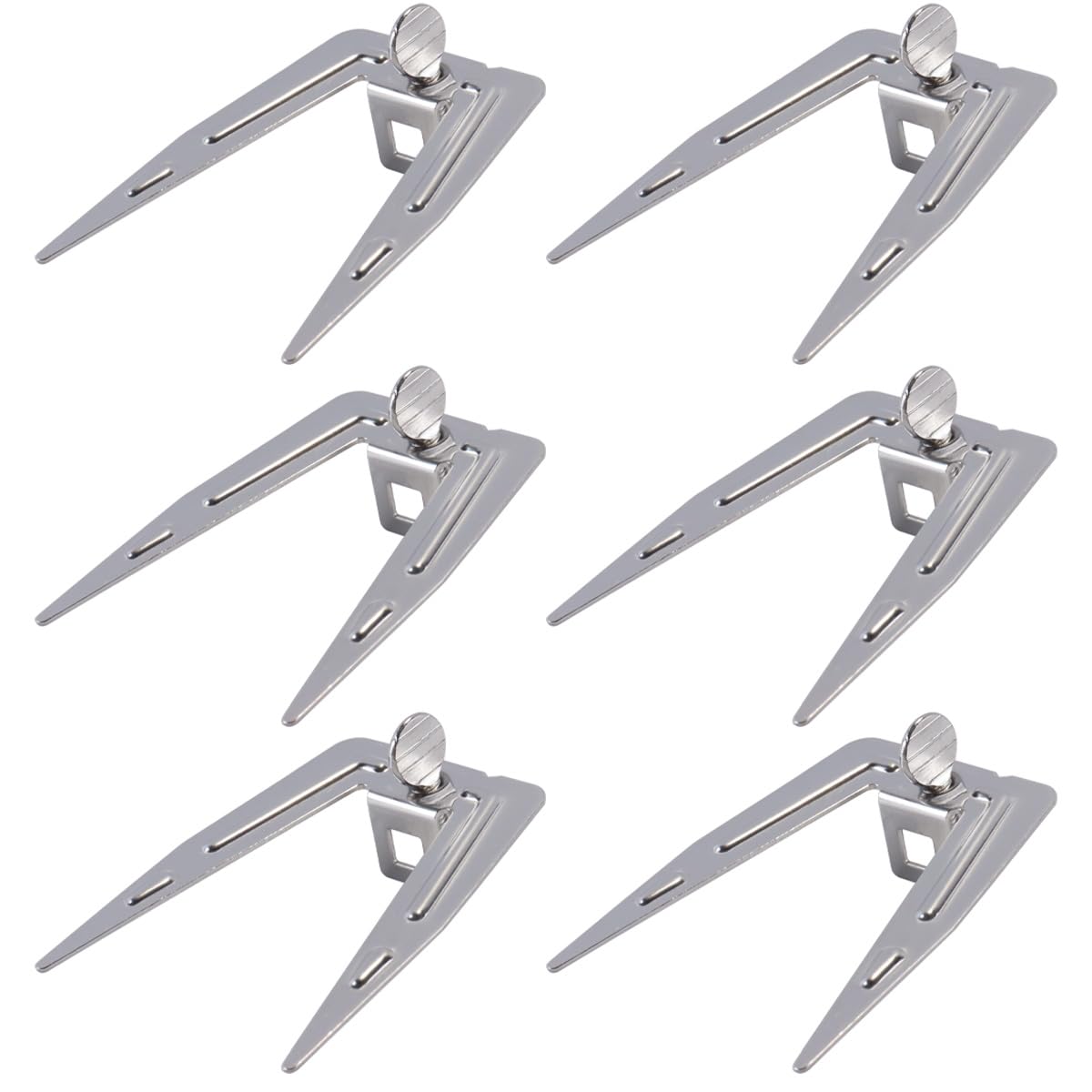 Riven 6Pcs Stainless Steel Rotating Roasting Forks for Rotisserie and Air Fryer, Meat Fork and Barbecue and Camping Tool