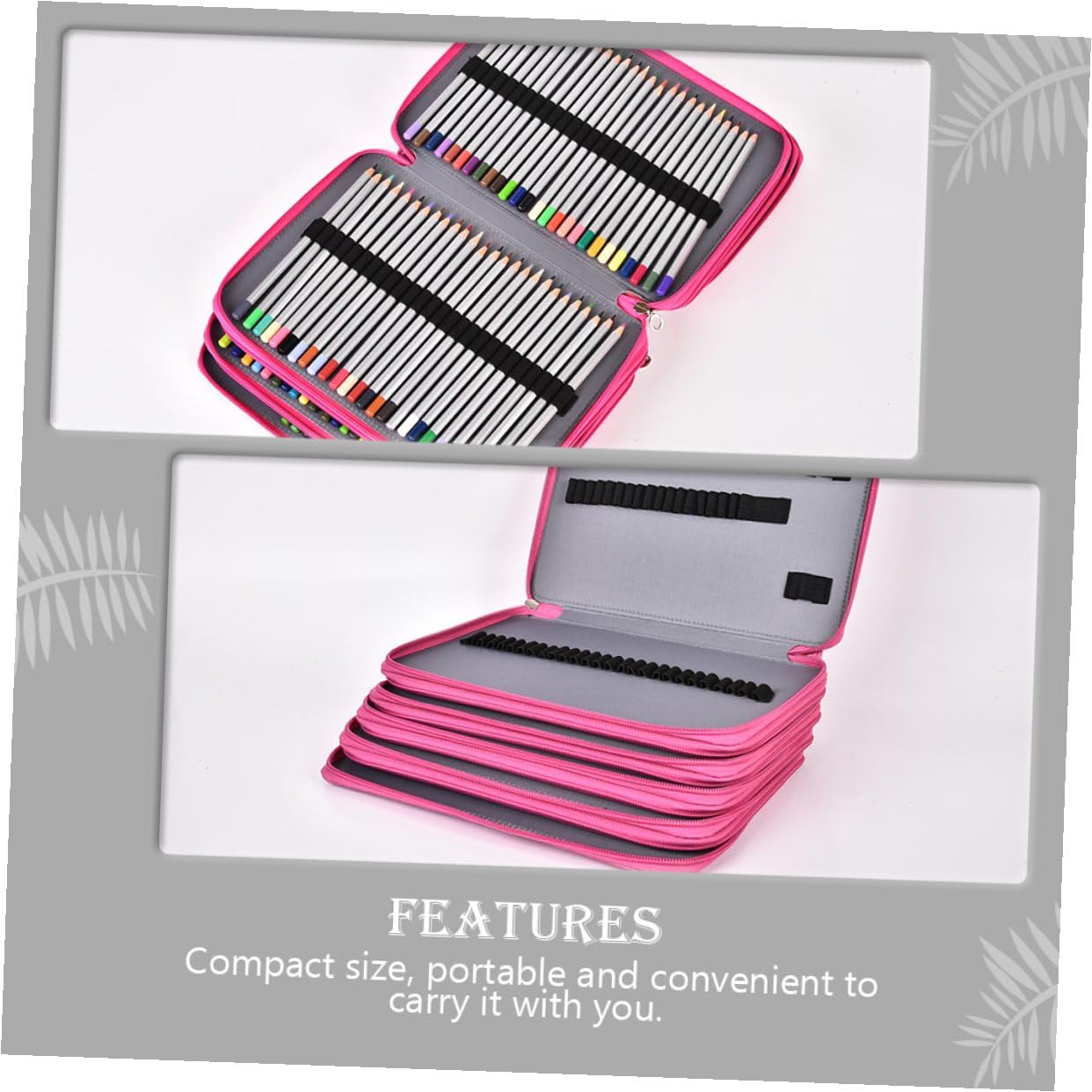 Ipetboom Astuccio per Matite Creativo Astuccio per Cancelleria Multiuso per Scuola Realizzato in Materiale di Cerniera Elegante e Resistente per Organizzare Penne Matite e Altri Oggetti