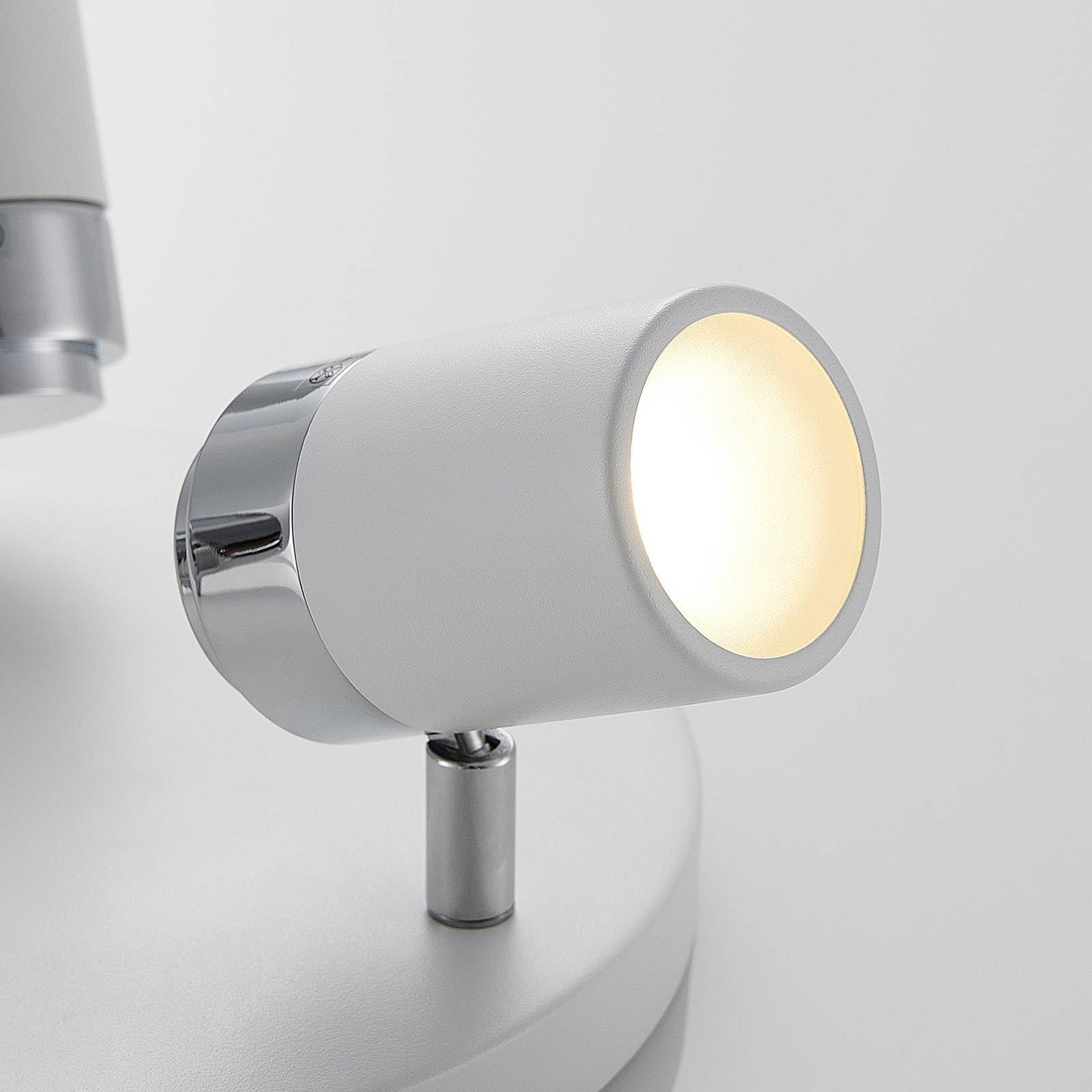 Lindby Strahler Kardo (Modern) in Weiß aus Metall (3 flammig, GU10) - Deckenlampe Deckenleuchte Lampe Spot Wohnzimmerleuchte