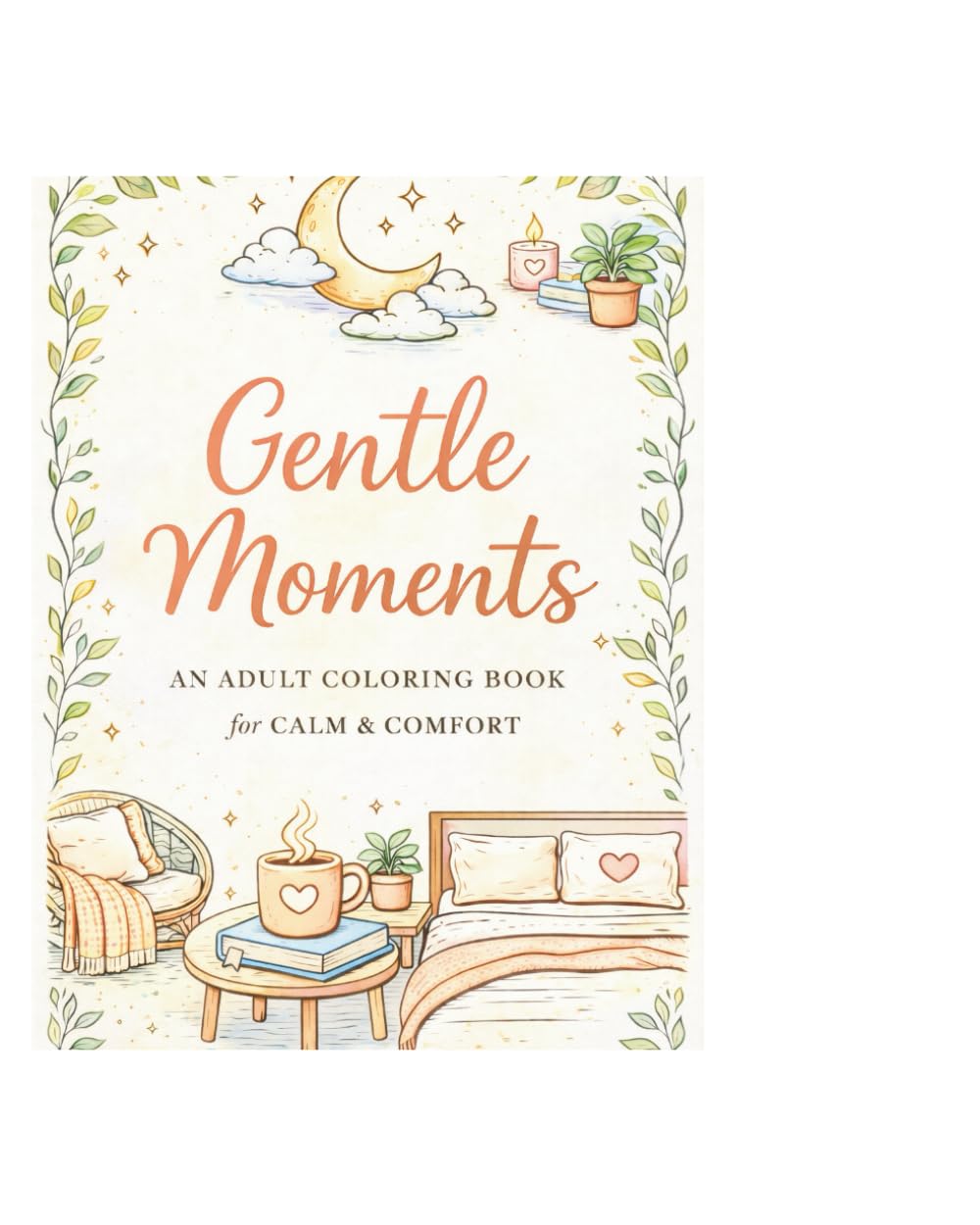 Gentle Moments: An Adult Coloring Book for Calm & Comfort