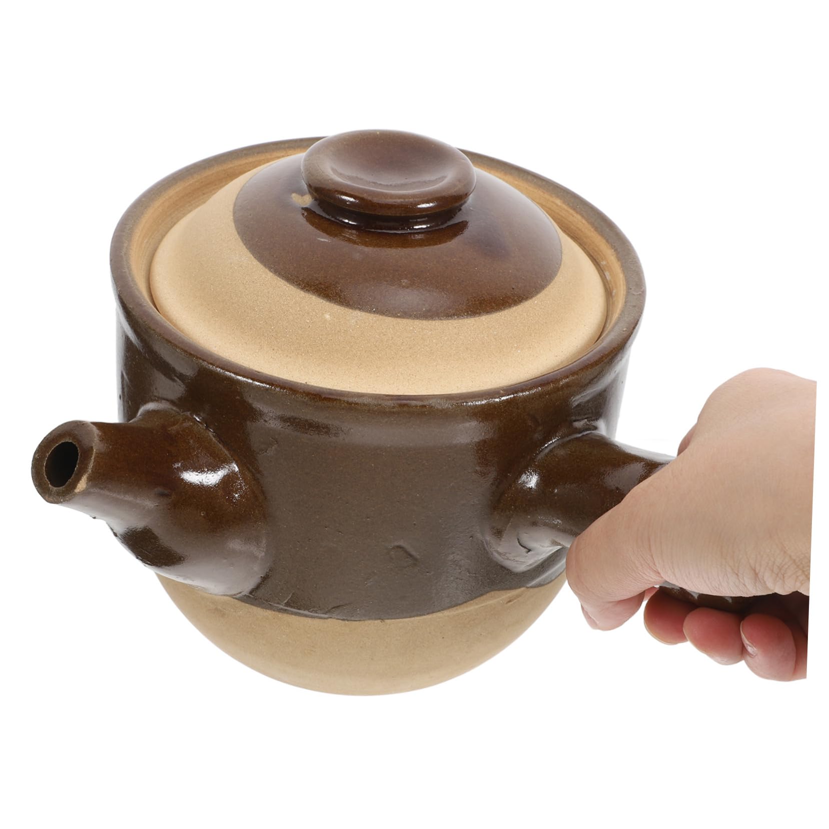 Ceramiczny Garnek Do Ziołolecznictwa Garnek Do Gotowania Antypoślizgowy Uchwyt Ceramika Wysokotemperaturowa i Leków Kolor Losowy Losowy Kolor